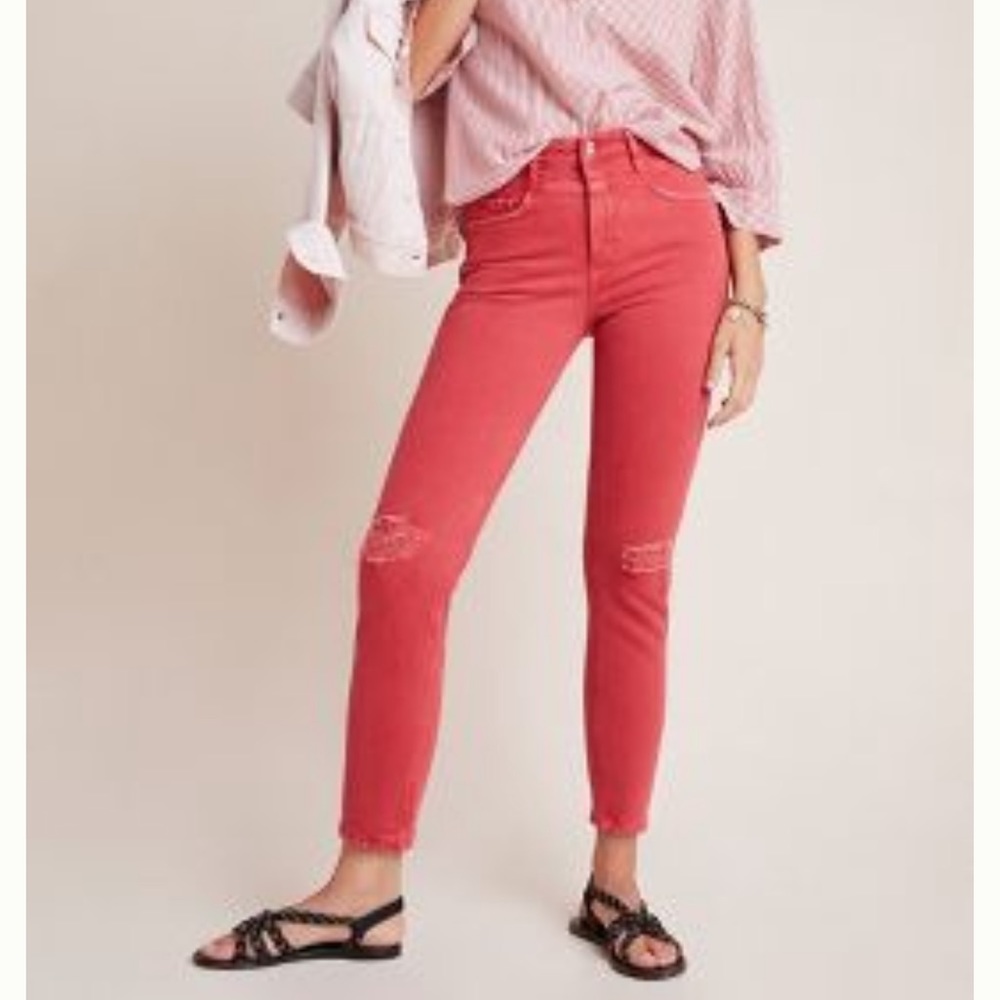 PILCRO ULTRA HIGH-RISE SLIM STRAIGHT JEANS